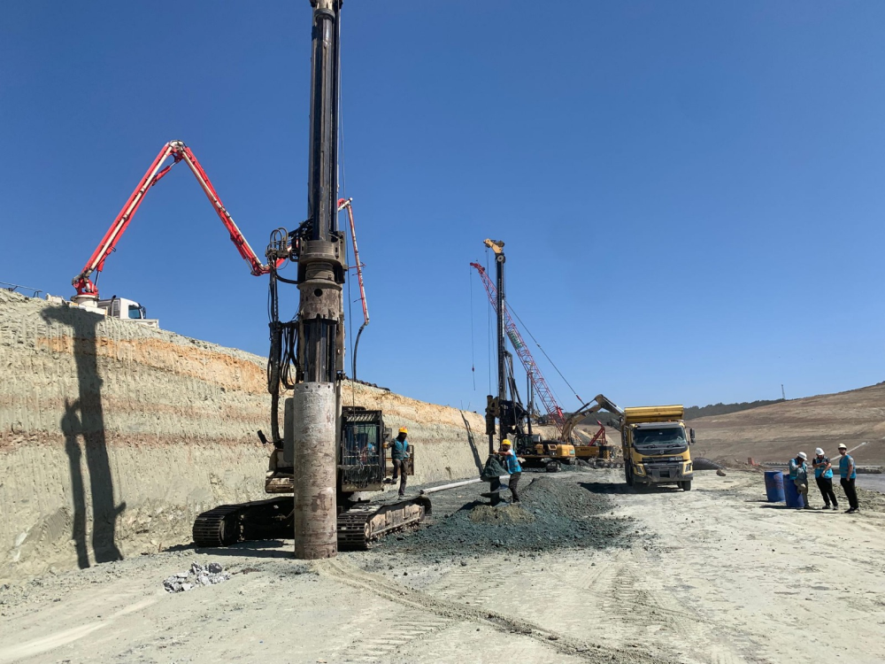 İstanbul Havalimanı Projesi Faz-2A / TBM Tünel Çevresi Kazık İmalatları